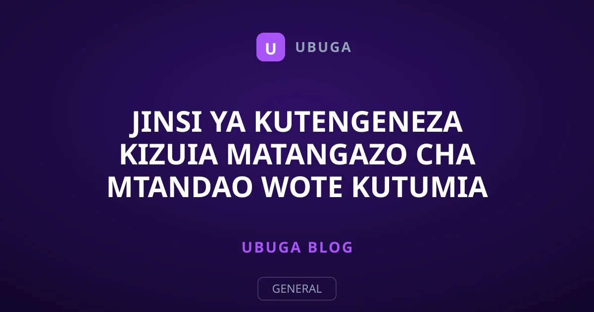 Jinsi ya Kutengeneza Kizuia Matangazo cha Mtandao Wote Kutumia DNS