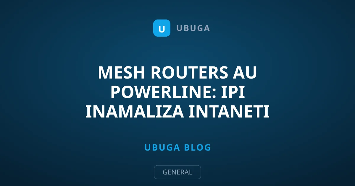 Mesh Routers au Powerline: Ipi Inamaliza Intaneti Dhaifu Nyumbani?